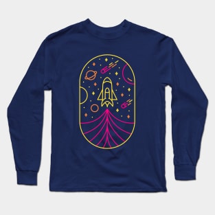 Rocket Journey Into Space 1 Long Sleeve T-Shirt